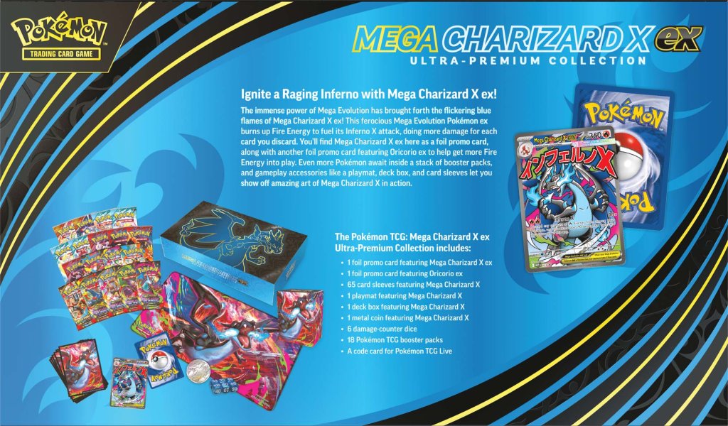 Pokemon TCG: Mega Charizard X ex Ultra-Premium Collection (PRE ORDER)!