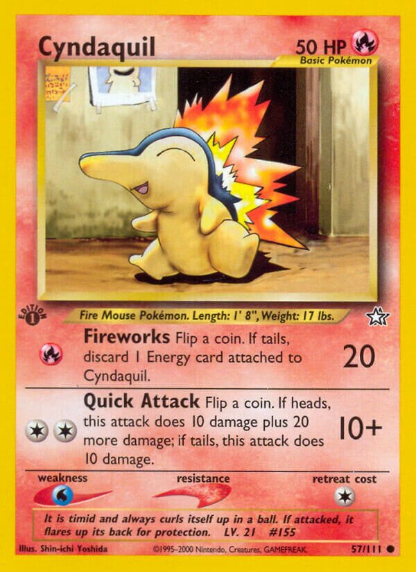 Cyndaquil - Neo Genesis: First Edition - 57/111