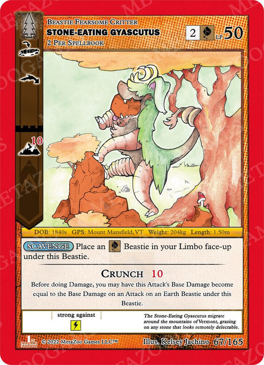 Stone-Eating Gyascutus - Wilderness: First Edition - 67/165
