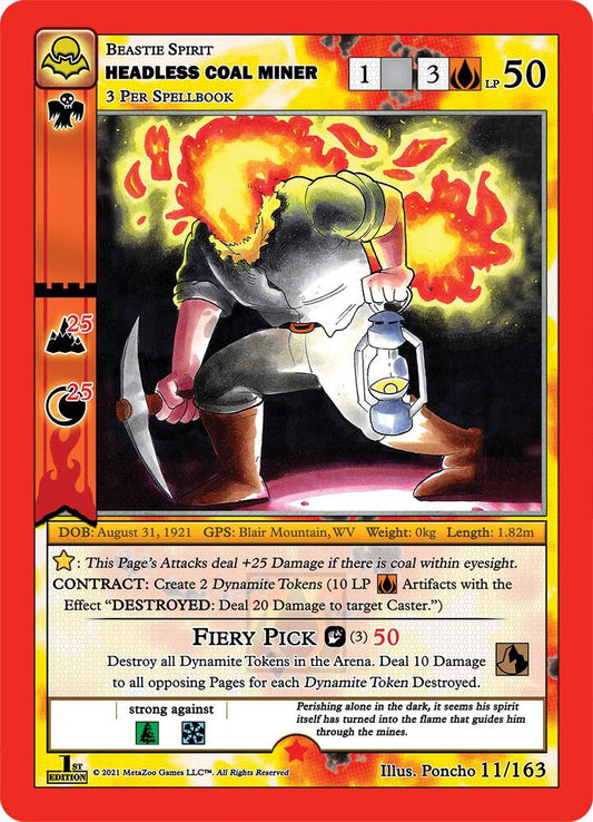 Headless Coal Miner - Nightfall: First Edition - 11/163