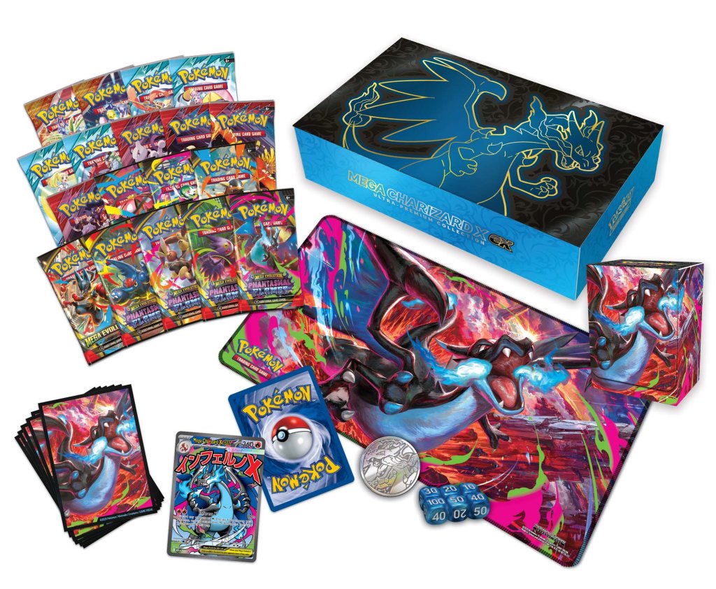 Pokemon TCG: Mega Charizard X ex Ultra-Premium Collection (PRE ORDER)!