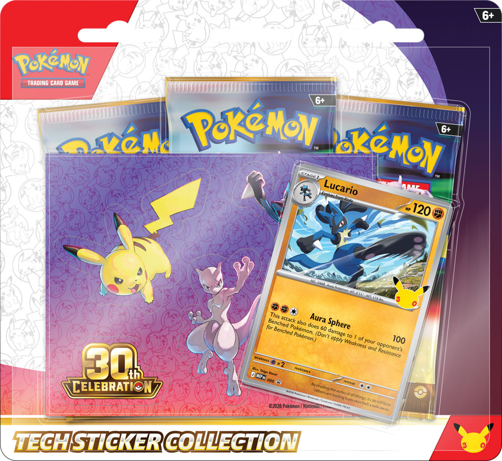 Pokémon TCG: 30th Celebration Tech Sticker Collection (PRE ORDER)!!