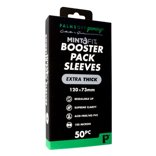 Mint Fit Booster Pack Sleeves - Extra Thick