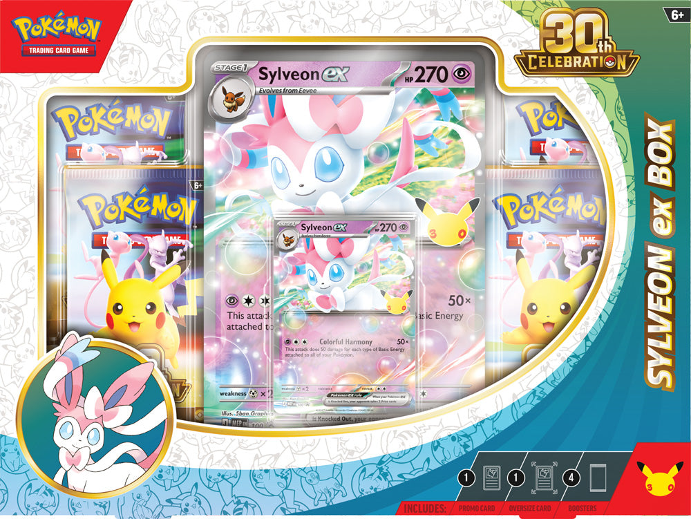 Pokemon TCG: 30th Celebration Sylveon ex Box / Greninja ex Box (PRE ORDER)!!