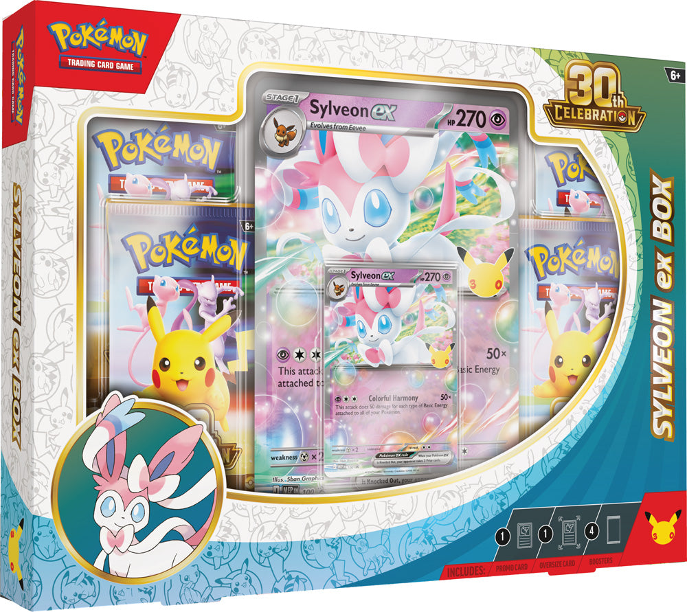 Pokemon TCG: 30th Celebration Sylveon ex Box / Greninja ex Box (PRE ORDER)!!