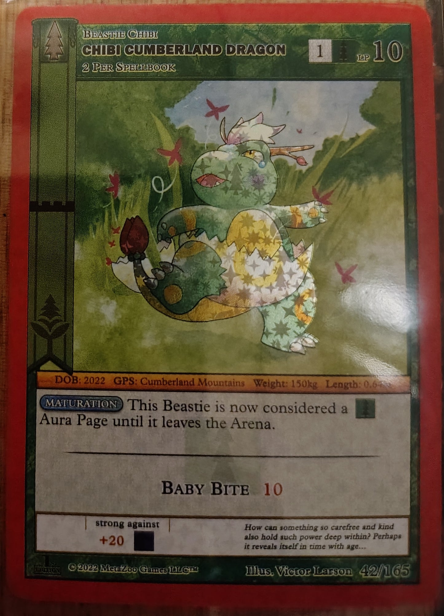 Chibi Cumberland Dragon - Wilderness: First Edition - 42/165