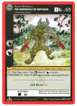 The Werewolf Of Defiance - Nightfall: First Edition - 40/163