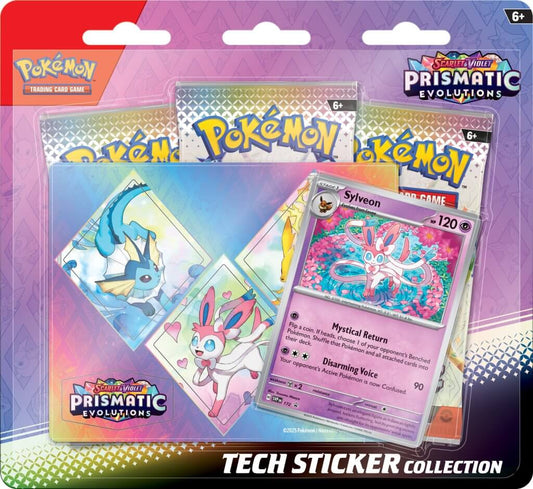 POKÉMON TCG: Prismatic Evolutions Tech Sticker Collection