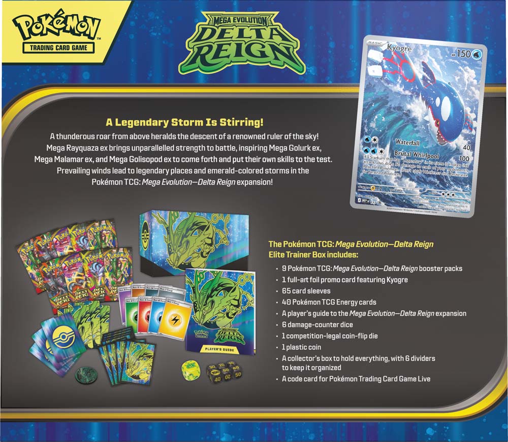 Pokémon TCG: Delta Reign Elite Trainer Box (PRICE TBA)!!