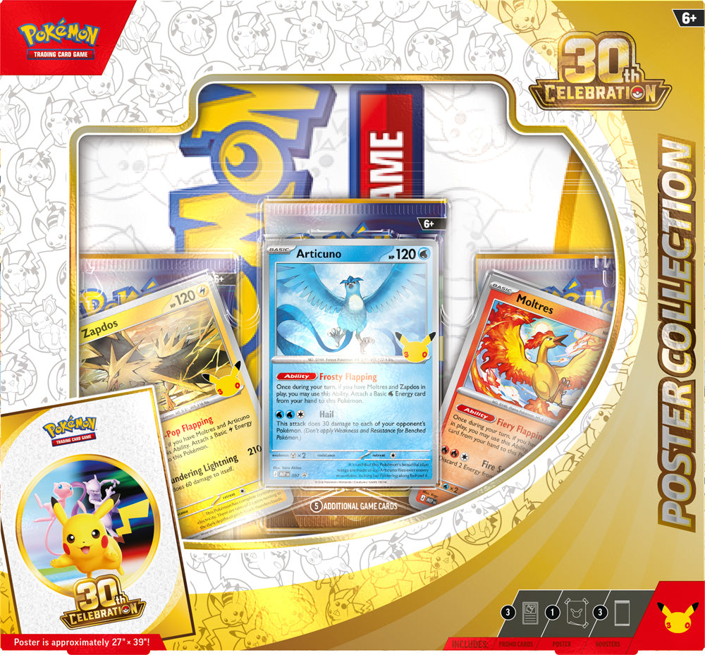 Pokémon TCG: 30th Celebration Poster Collection (PRE ORDER)!!