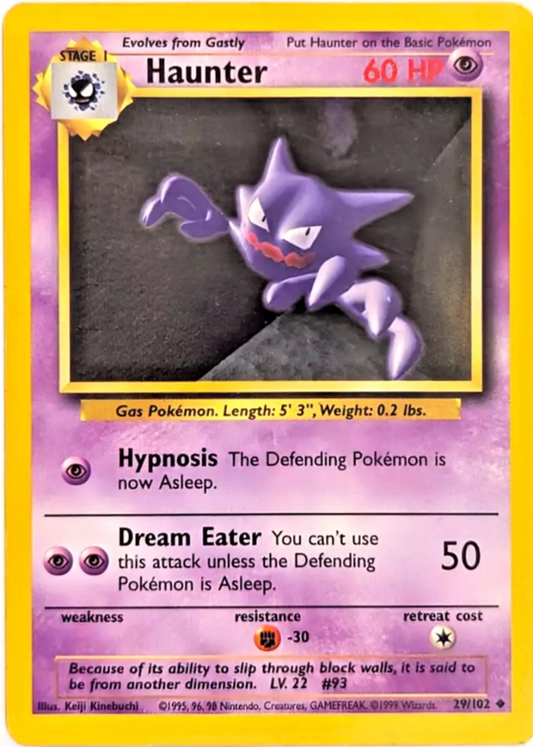 Haunter - Base Set: Unlimited - 29/102