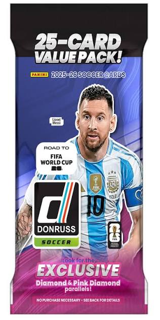 Panini Donruss Road to FIFA World Cup Soccer 2025-2026 - Fat Pack