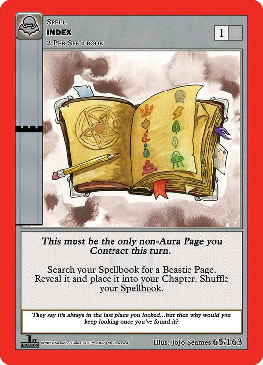 Index - Nightfall: First Edition - 65/163