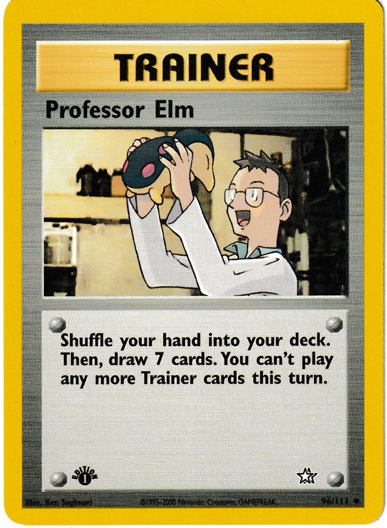 Professor Elm - Neo Genesis: First Edition - 96/111