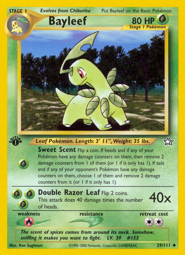 Bayleef - Neo Genesis: First Edition - 29/111