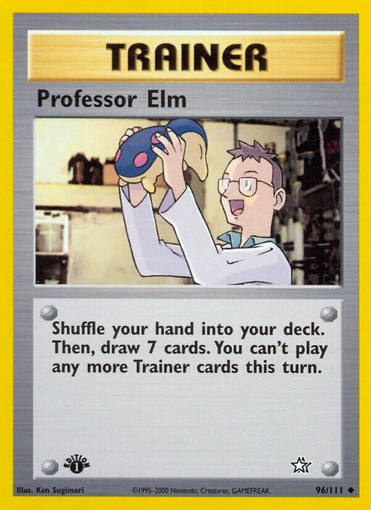 Professor Elm - Neo Genesis: First Edition - 96/111