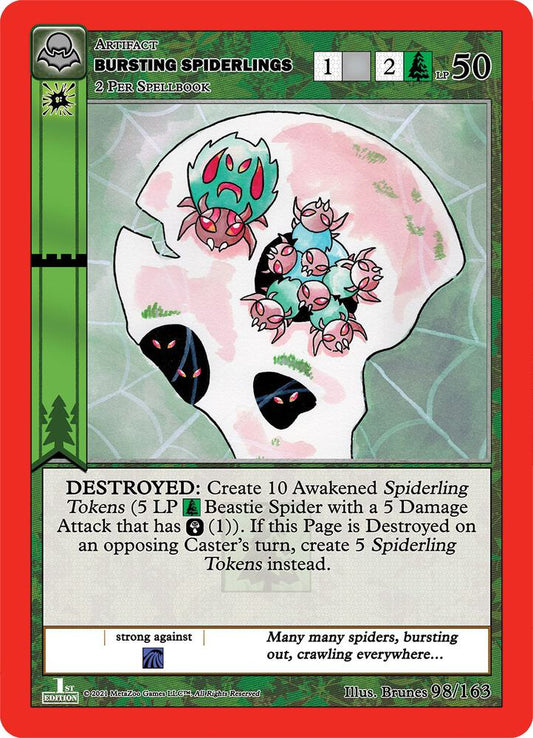 Bursting Spiderlings - Nightfall: First Edition - 98/163