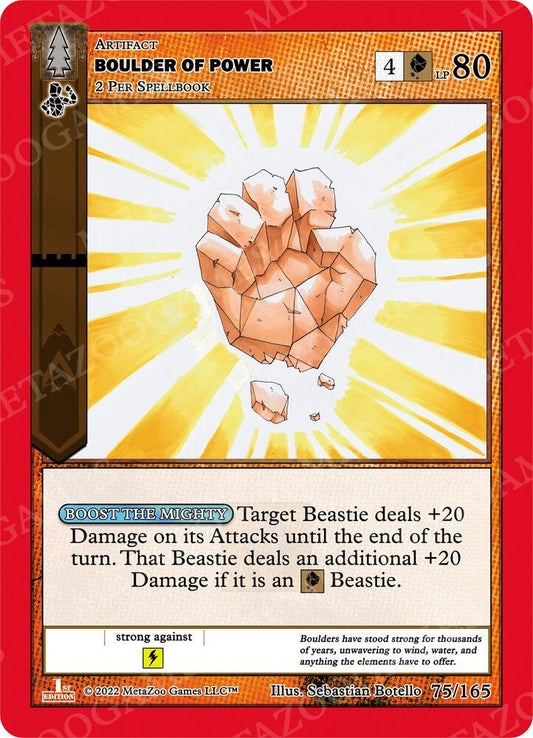 Boulder of Power - Wilderness: First Edition - 75/165